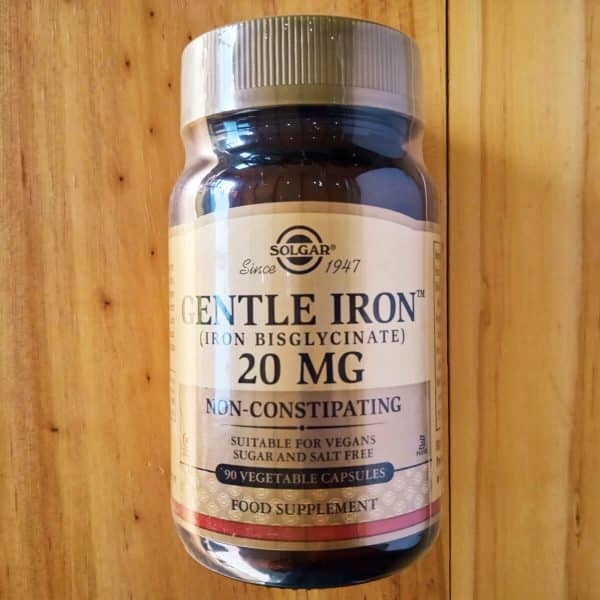 Solgar-Gentle-Iron-Bisglycinate-20mg-90-Vegetable-Capsules