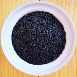 black sesame seeds