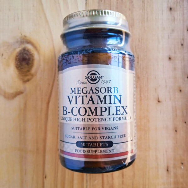 Solgar Megasorb Vitamin B-Complex - 50 Tablets